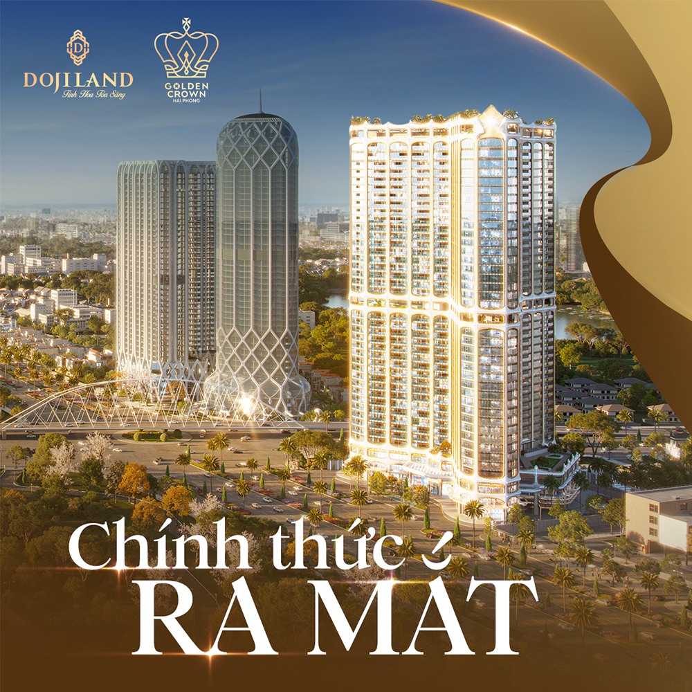 CĂN HỘ ĐẾ VƯƠNG GOLDEN CROWN HẢI PHÒNG - Mở bán căn hộ 2n+1 với chính sách ưu đãi - Ảnh chính